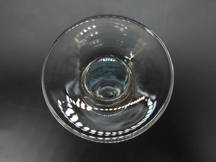 戦前　当時物　切子　アイスクリーム　氷コップ　レトロな雰囲気漂うグラスなど6点セット(デザートカップ、ミニボウル、深皿、小鉢、硝子、ガラス)(R-082938)