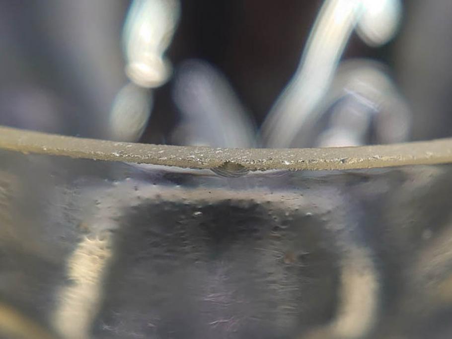 戦前　当時物　切子　アイスクリーム　氷コップ　レトロな雰囲気漂うグラスなど6点セット(デザートカップ、ミニボウル、深皿、小鉢、硝子、ガラス)(R-082938)
