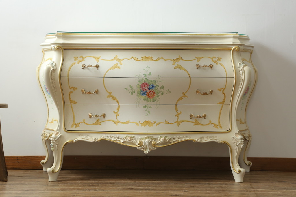 中古 美品 イタリア高級家具 SILIK(シリック) ロココ調 Art.726