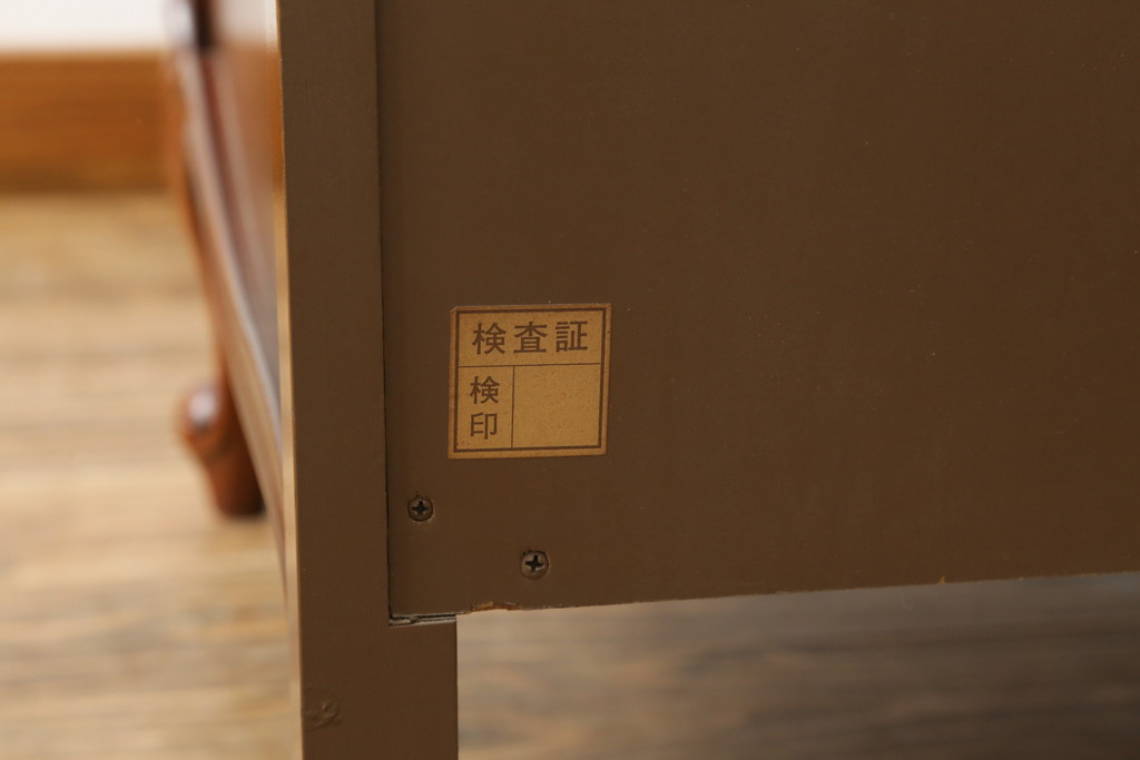 中古　美品　DREXEL HERITAGE(ドレクセルヘリテイジ)　Touraine(ツーレイン)　流れるような曲線が美しいワードローブ(定価約100万円)(洋服タンス)(R-058303)