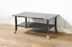 中古　美品!!　輪島塗り　独特の存在感を放つ蒔絵座卓(ローテーブル、センターテーブル、リビングテーブル)(定価約190万円)(R-078131)