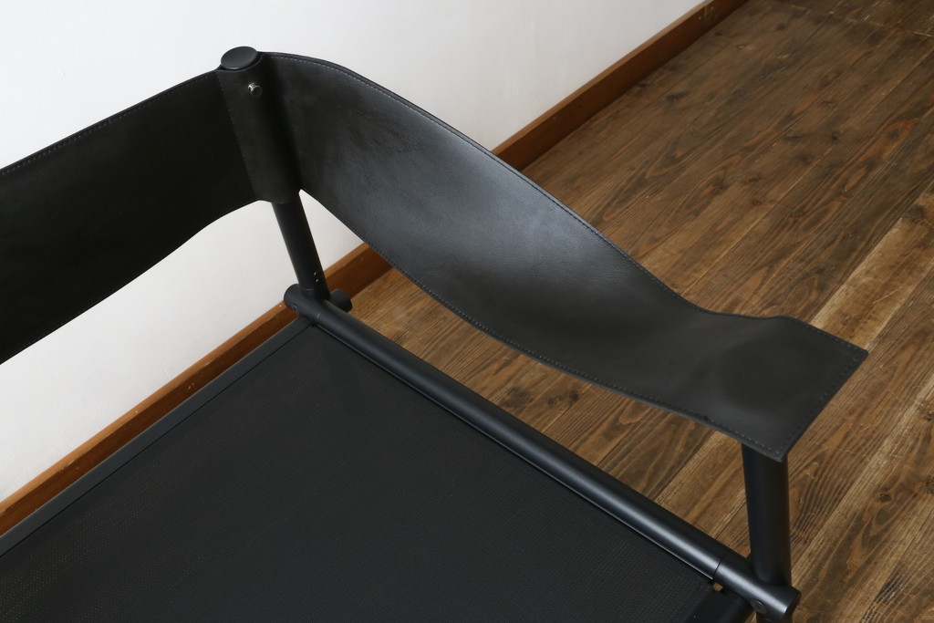 中古　アスプルンド(ASPLUND)取り扱い　emu(エミュー)　TERRAMARE(テラマーレ)　1P SOFA　シックでスタイリッシュなデザインが目を惹く1人掛けソファ(一人掛け、アームチェア、椅子、イス)(R-078580)