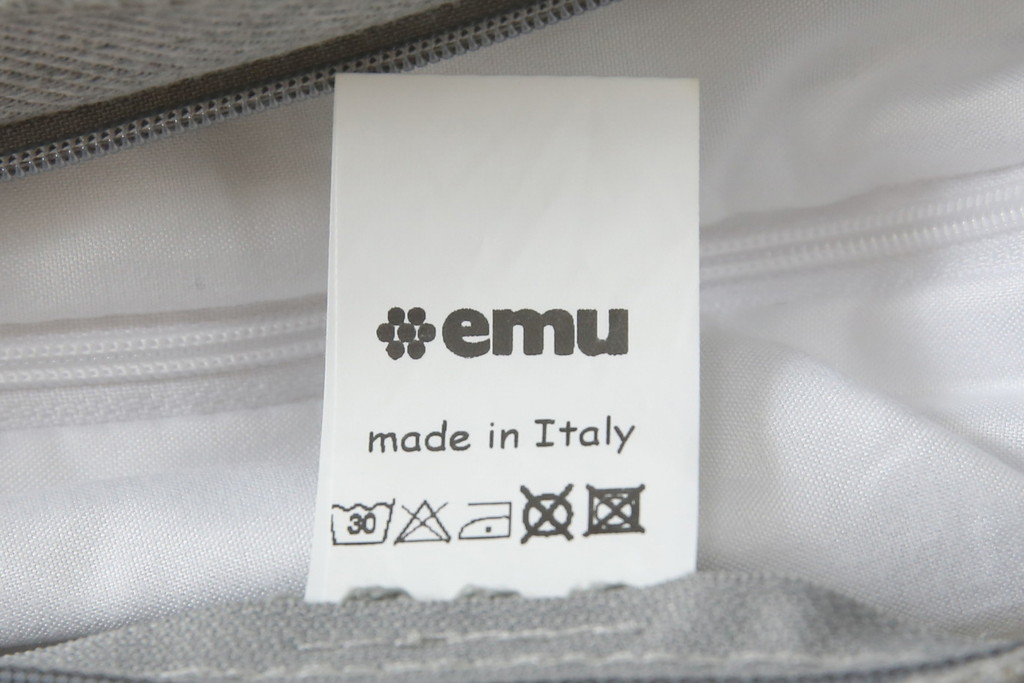 中古　アスプルンド(ASPLUND)取り扱い　emu(エミュー)　TERRAMARE(テラマーレ)　1P SOFA　シックでスタイリッシュなデザインが目を惹く1人掛けソファ(一人掛け、アームチェア、椅子、イス)(R-078580)