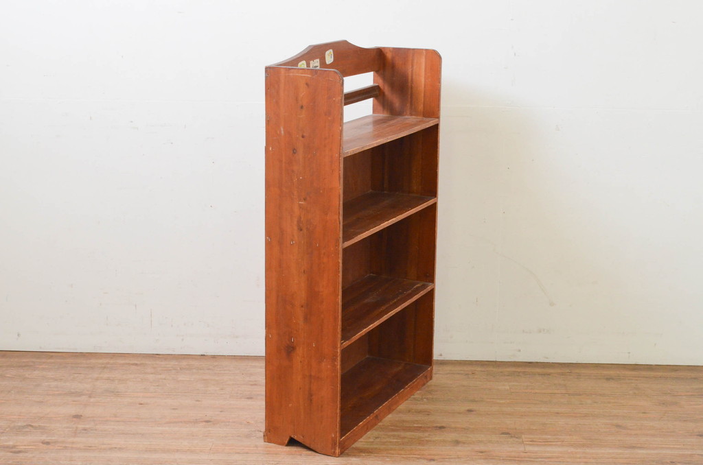 和製アンティーク 昭和レトロ シンプルなデザインが取り入れやすい本棚 