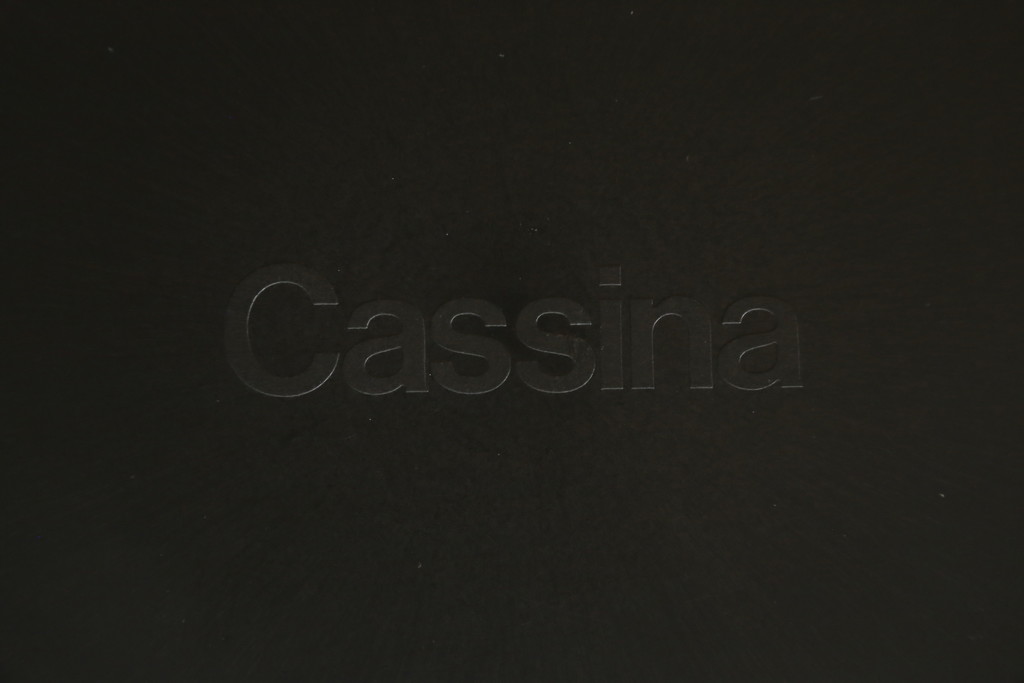 中古　美品　Cassina(カッシーナ)　412　CAB(キャブ)　MARIO BELLINI(マリオベリーニ)　アイボリー　シンプルモダンな空間づくりに活躍するアームレスチェア(ダイニングチェア、椅子、イス)(定価約23万円)(R-083161)