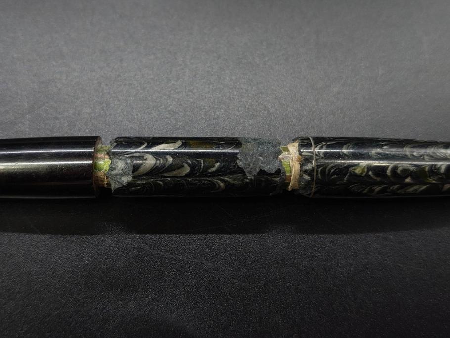 昭和初期～昭和中期　ガラスペン　ペン皿　ペン先　インク壺　筆巻　インクペンなどまとめてセット(硝子ペン、トレー、トレイ、文房具、アオイガラスペン、葵文具製作所、替先、タマペン、日本字ペン、タチカワ、ゼブラ、インク壷、インク入れ、インキ、小物入れ)(R-083039)