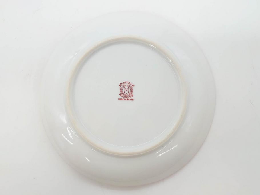 戦前　オールドノリタケ　NORITAKE　ラスター彩　ハンドル付　レモン　アールデコ　それぞれ華やかなデザインが素敵なプレート2枚&シュガーポットセット(サンドウィッチ、サンドイッチ、キャンディーディッシュ、アクセサリートレー、トレイ、小皿、中皿、洋食器)(R-083046)