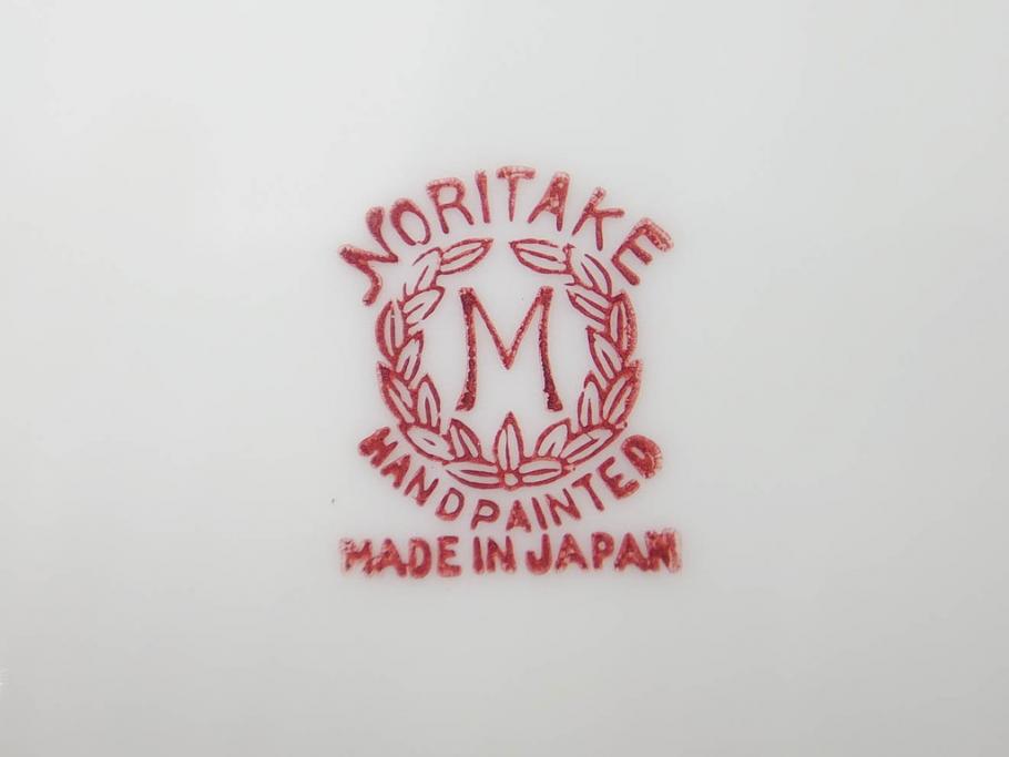 戦前　オールドノリタケ　NORITAKE　ラスター彩　ハンドル付　レモン　アールデコ　それぞれ華やかなデザインが素敵なプレート2枚&シュガーポットセット(サンドウィッチ、サンドイッチ、キャンディーディッシュ、アクセサリートレー、トレイ、小皿、中皿、洋食器)(R-083046)