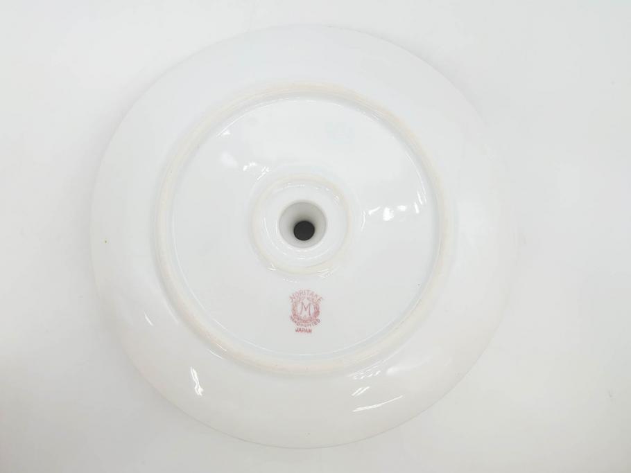 戦前　オールドノリタケ　NORITAKE　ラスター彩　ハンドル付　レモン　アールデコ　それぞれ華やかなデザインが素敵なプレート2枚&シュガーポットセット(サンドウィッチ、サンドイッチ、キャンディーディッシュ、アクセサリートレー、トレイ、小皿、中皿、洋食器)(R-083046)