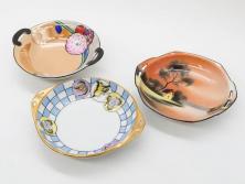 中古　ハンガリー　HOLLOHAZA(ホロハーザ)　Pannonia(パノニア)　カップ&ソーサー2客セット(洋食器)(R-043771)