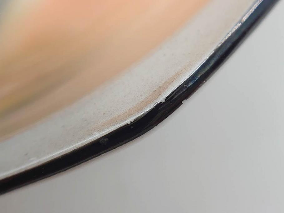 オールドノリタケ　NORITAKE　ラスター彩　金彩　ハンドル付　食卓を彩る華やかなボウル3点セット(風景、花、蝶、ハンドペイント、プレート、深皿、洋食器)(R-083047)