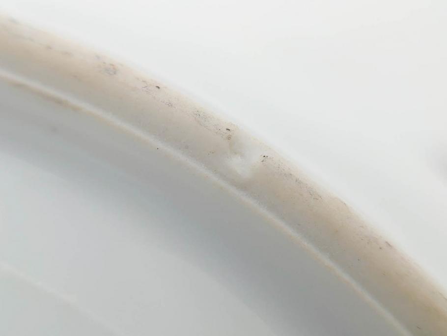 オールドノリタケ　NORITAKE　ラスター彩　金彩　ハンドル付　食卓を彩る華やかなボウル3点セット(風景、花、蝶、ハンドペイント、プレート、深皿、洋食器)(R-083047)