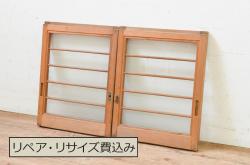 中古　大きなロートアイアンガーデンフェンス(40)(洋風フェンス、ヨーロッパ風フェンス、門扉、鉄柵)