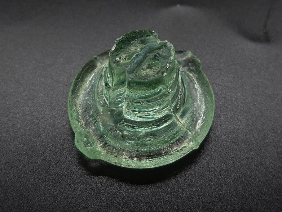 当時物　醤油差し　プレスガラス　時代を重ねた趣あるガラス瓶5点セット(オリンピック、五輪、醤油瓶、しょうゆ差し、調味料入れ、ソース、硝子、和ガラス)(R-082896)