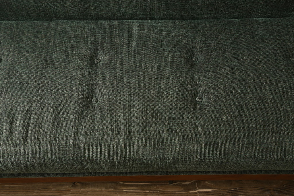 中古　美品　ACME Furniture(アクメ ファニチャー)　 WINDAN SOFA(ウィンダンソファ)　ファブリックに包まれた木のフレームが珍しい2.5人掛けソファ(2P、2.5P、3P、2人掛け、2.5人掛け、3人掛け)(定価約23万円)(R-081932)