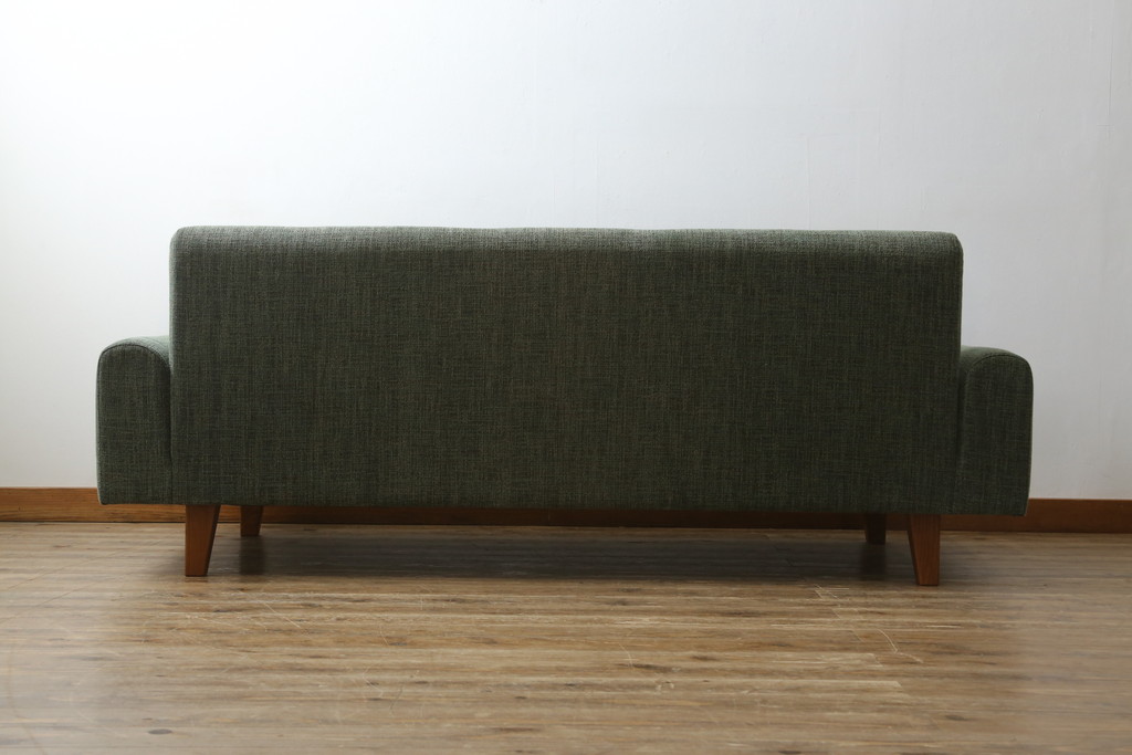 中古　美品　ACME Furniture(アクメ ファニチャー)　 WINDAN SOFA(ウィンダンソファ)　ファブリックに包まれた木のフレームが珍しい2.5人掛けソファ(2P、2.5P、3P、2人掛け、2.5人掛け、3人掛け)(定価約23万円)(R-081932)