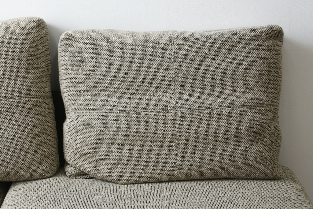 中古　超美品!!　展示品　arflex(アルフレックス)　BRERA(ブレラ)　Sergio Brioschiデザイン　クッション付き!!　モダンで洗練されたデザインが光るコーナーソファ(185L・180PL、カウチソファ、ペニンシュラ、L字型、3人掛け、4人掛け、トリプルソファ、レザー、牛革、XDA)(定価約312万円)(R-082993)