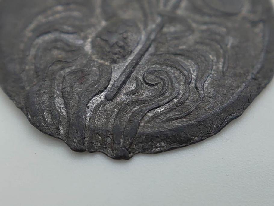 金太郎　軍人　不動明王?　時代を重ねた味わい深い鉛面子5点セット(鉛めんこ、メンコ、仏、玩具、おもちゃ)(R-083050)