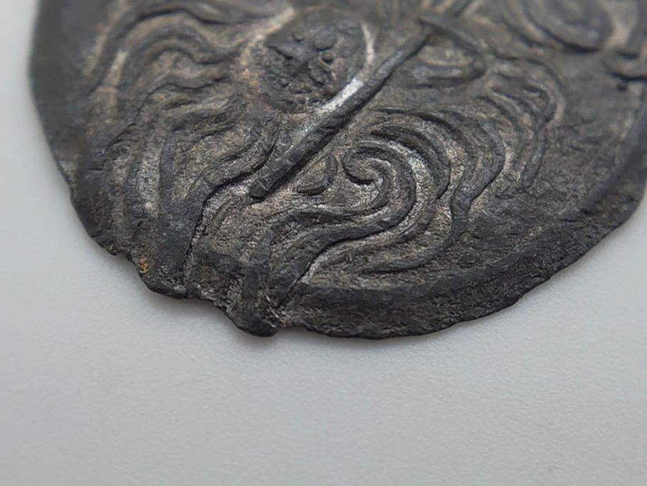 金太郎　軍人　不動明王?　時代を重ねた味わい深い鉛面子5点セット(鉛めんこ、メンコ、仏、玩具、おもちゃ)(R-083050)