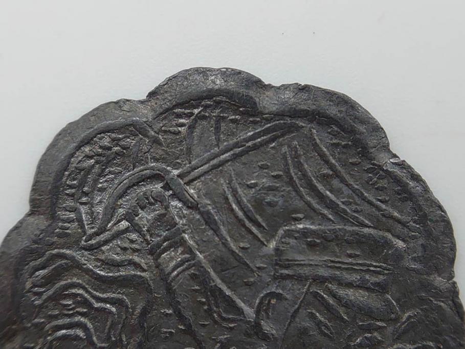 金太郎　軍人　不動明王?　時代を重ねた味わい深い鉛面子5点セット(鉛めんこ、メンコ、仏、玩具、おもちゃ)(R-083050)