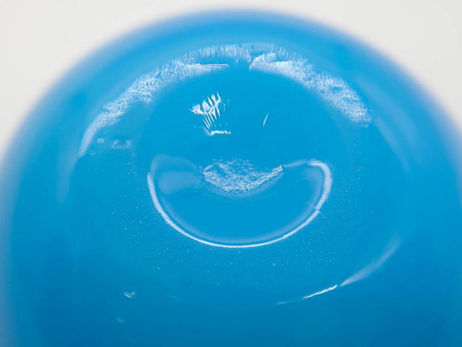 大正～昭和初期　菓子型　ギヤマン　涼やかな雰囲気の小鉢3点セット(深皿、深鉢、和ガラス、硝子)(R-083030)
