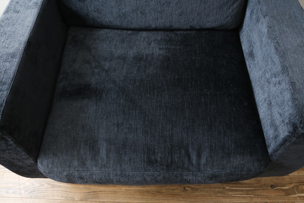 中古　超美品　高級品　TAKUMI(匠)ソファ　RIAN(利庵)シリーズ　PF　ハイバックソファ　ゆったりとした寛ぎの時間を演出する一人掛けソファ(1P、1人掛け、イス、椅子)(定価約50万円)(R-083012)