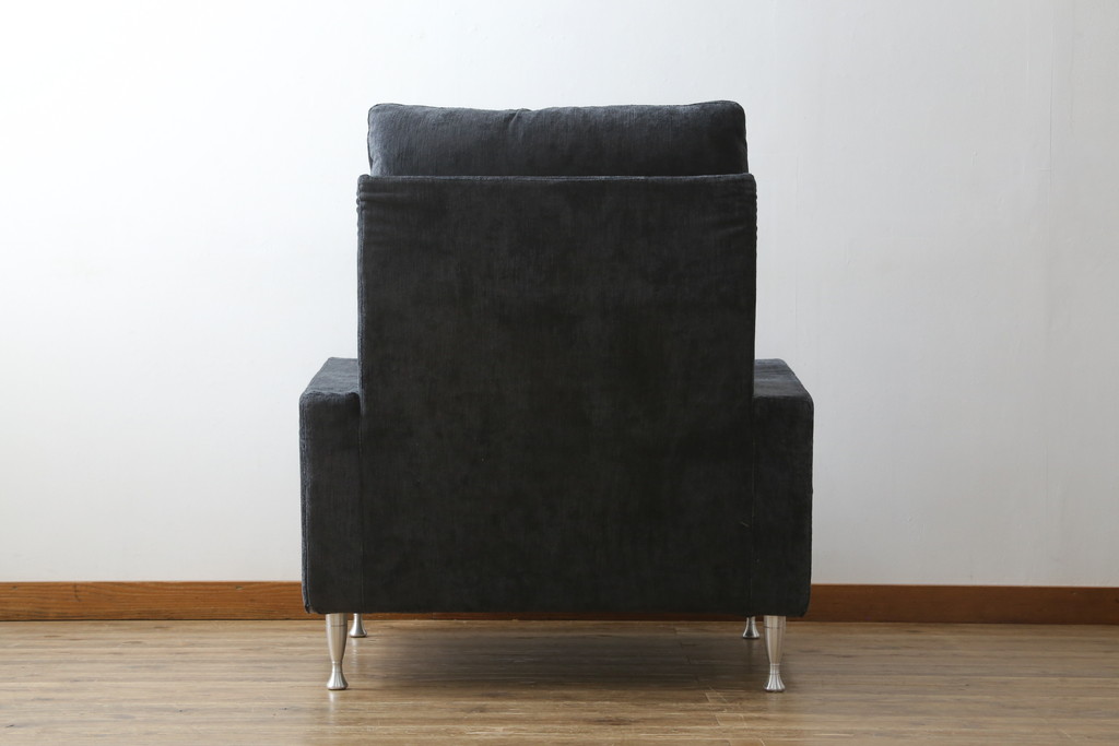 中古　超美品　高級品　TAKUMI(匠)ソファ　RIAN(利庵)シリーズ　PF　ハイバックソファ　ゆったりとした寛ぎの時間を演出する一人掛けソファ(1P、1人掛け、イス、椅子)(定価約50万円)(R-083012)