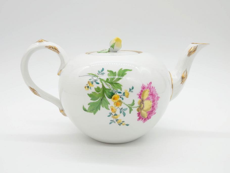 マイセン セット□ベーシックフラワー 二つ花 ティーポット マイセン セット□ベーシックフラワー 二つ花 ティーポット
