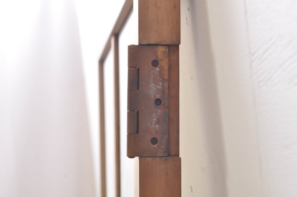 アンティーク建具　腰板楓(カエデ)材一枚板　どこか懐かしい雰囲気漂うドア1枚(木製扉)(R-069035)