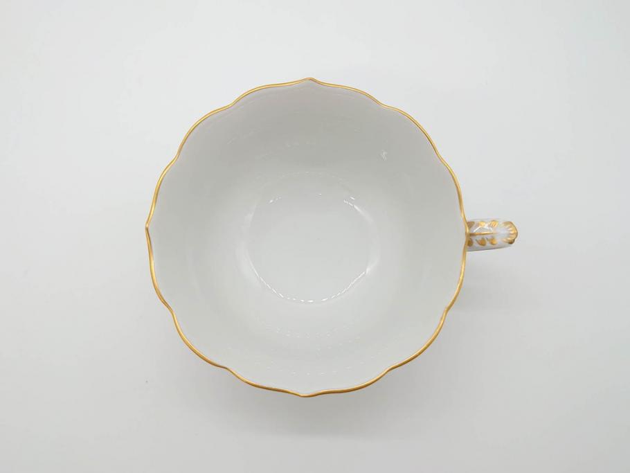 ドイツ　マイセン　Meissen　ベーシックフラワー　二つ花　ティータイムが華やかになるティーカップ&ソーサー3客セット(洋食器、C&S)(R-070195)