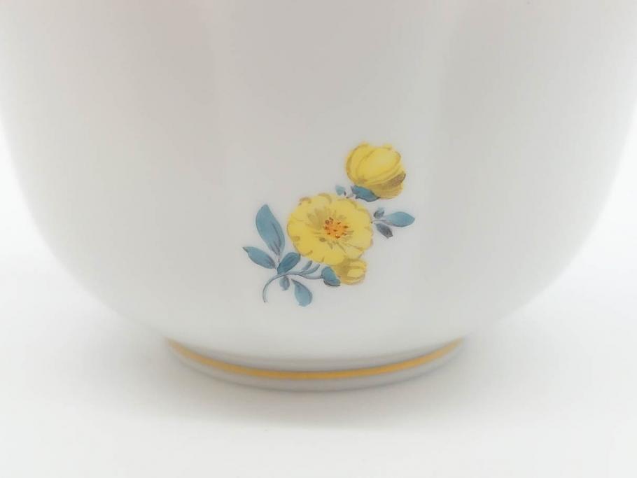 ドイツ　マイセン　Meissen　ベーシックフラワー　二つ花　ティータイムが華やかになるティーカップ&ソーサー3客セット(洋食器、C&S)(R-070195)