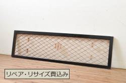 アンティーク建具　ペイント仕上げ限定　剥げたペンキの風合いが味わい深いドア1枚(扉、木製ドア、木製扉)(R-064625)