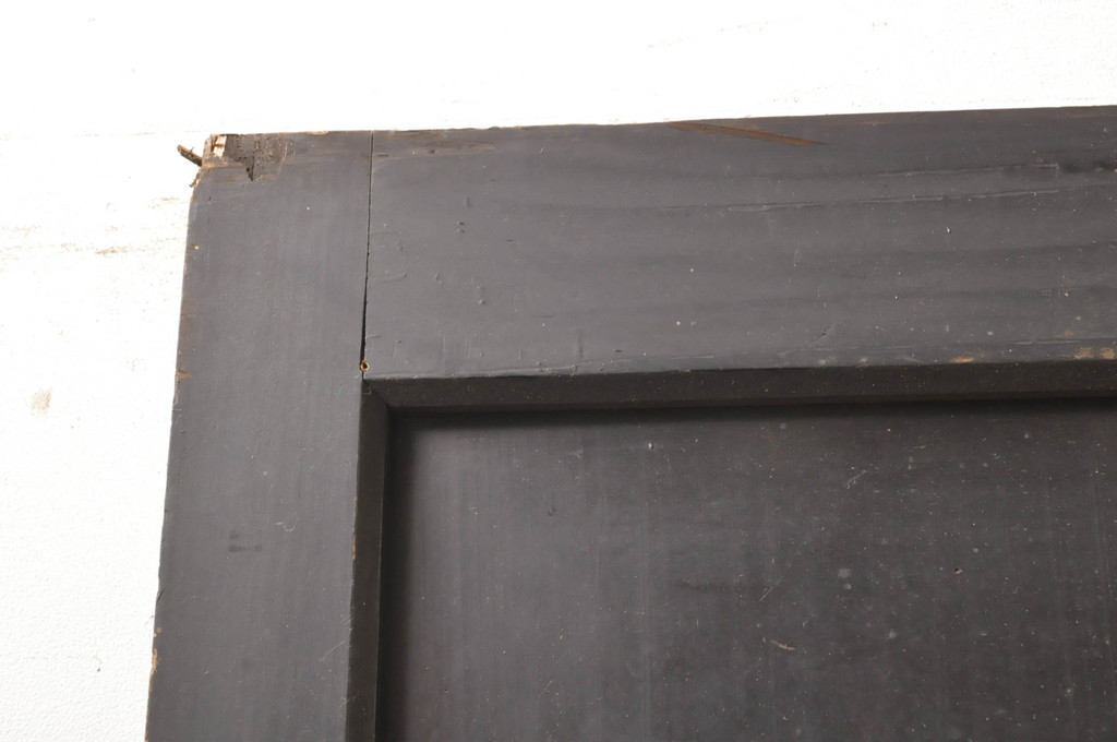 アンティーク建具　シックな空間作りにおすすめな帯戸2枚セット(引き戸、板戸)(R-068324)