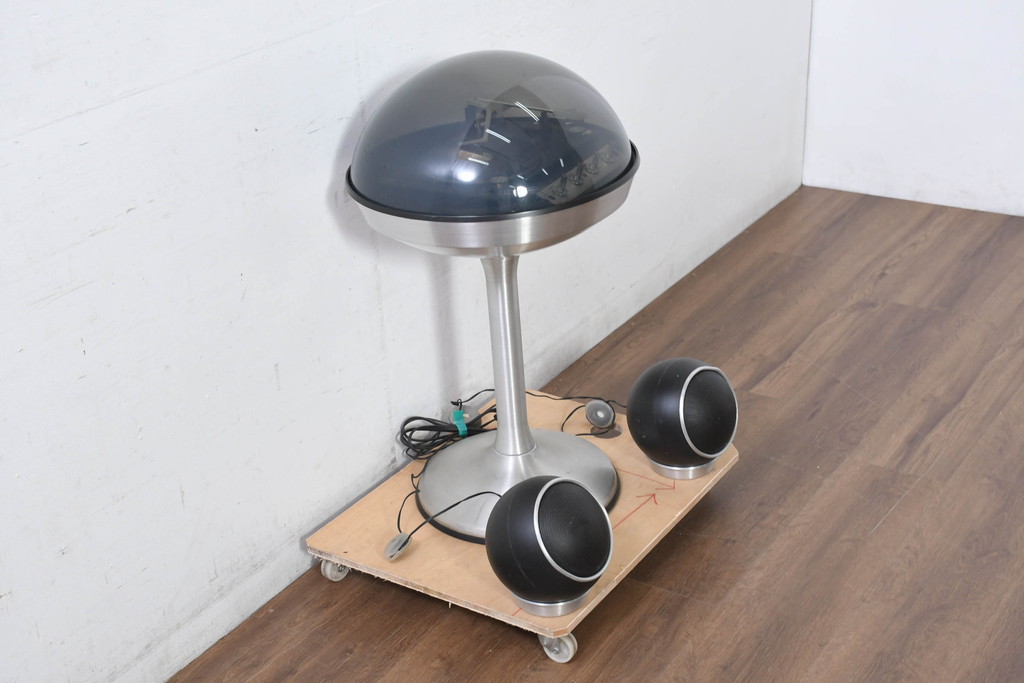 アメリカビンテージ　Electrohome　Apollo860　record player スペースエイジな空間造りに最適なレコードプレイヤー(ディスプレイ、店舗什器、ヴィンテージ)(R-082433)