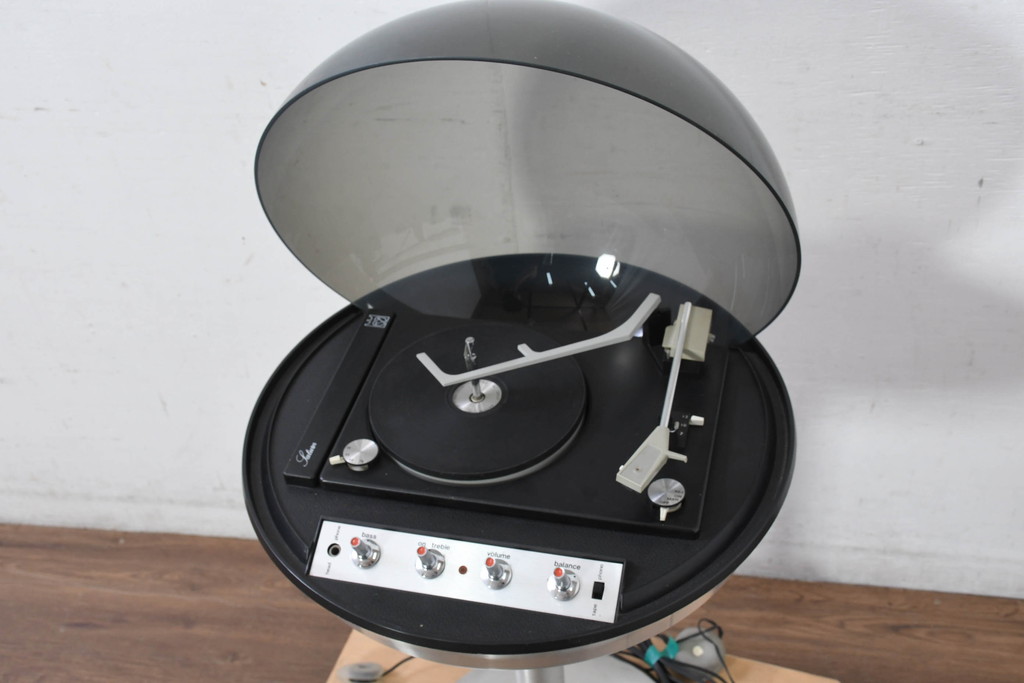 アメリカビンテージ　Electrohome　Apollo860　record player スペースエイジな空間造りに最適なレコードプレイヤー(ディスプレイ、店舗什器、ヴィンテージ)(R-082433)