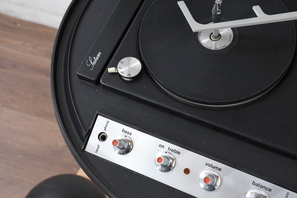アメリカビンテージ　Electrohome　Apollo860　record player スペースエイジな空間造りに最適なレコードプレイヤー(ディスプレイ、店舗什器、ヴィンテージ)(R-082433)
