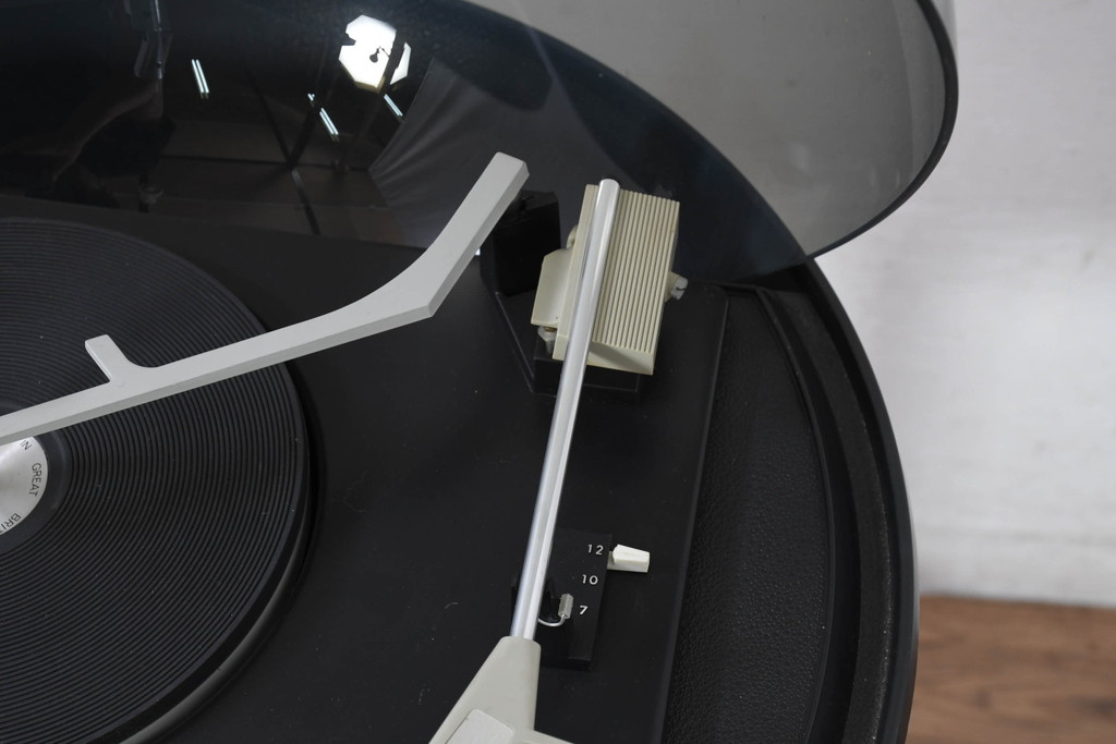 アメリカビンテージ　Electrohome　Apollo860　record player スペースエイジな空間造りに最適なレコードプレイヤー(ディスプレイ、店舗什器、ヴィンテージ)(R-082433)