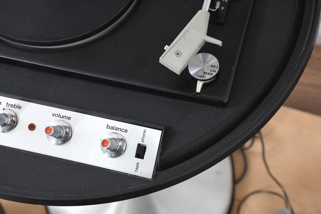 アメリカビンテージ　Electrohome　Apollo860　record player スペースエイジな空間造りに最適なレコードプレイヤー(ディスプレイ、店舗什器、ヴィンテージ)(R-082433)
