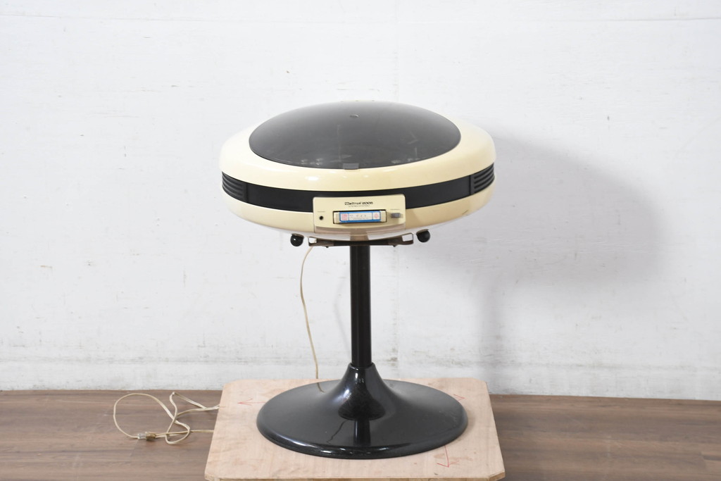 アメリカビンテージ　Weltron2005　stereo system record player スペースエイジな空間造りに最適なレコードプレイヤー(ディスプレイ、店舗什器、ヴィンテージ)(R-082434)
