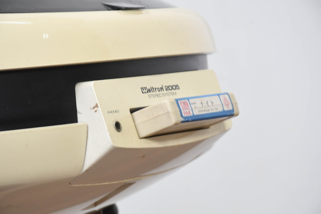 アメリカビンテージ　Weltron2005　stereo system record player スペースエイジな空間造りに最適なレコードプレイヤー(ディスプレイ、店舗什器、ヴィンテージ)(R-082434)
