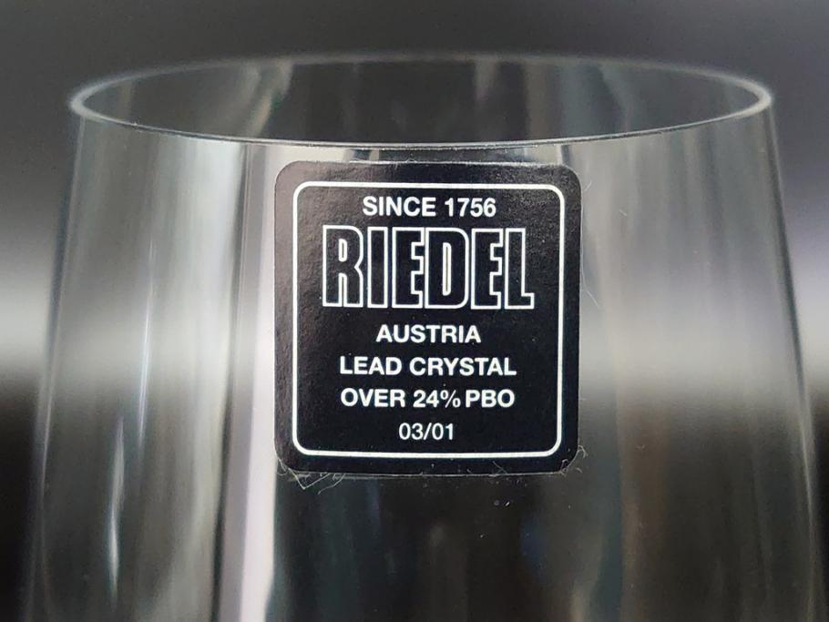 オーストリア　RIEDEL(リーデル)　ソムリエ　プラウドフットジャパン記念品(名入れ有)　洗練された気品さを放つワイングラス2客セット(箱付き、proudfoot japan)(R-062120)