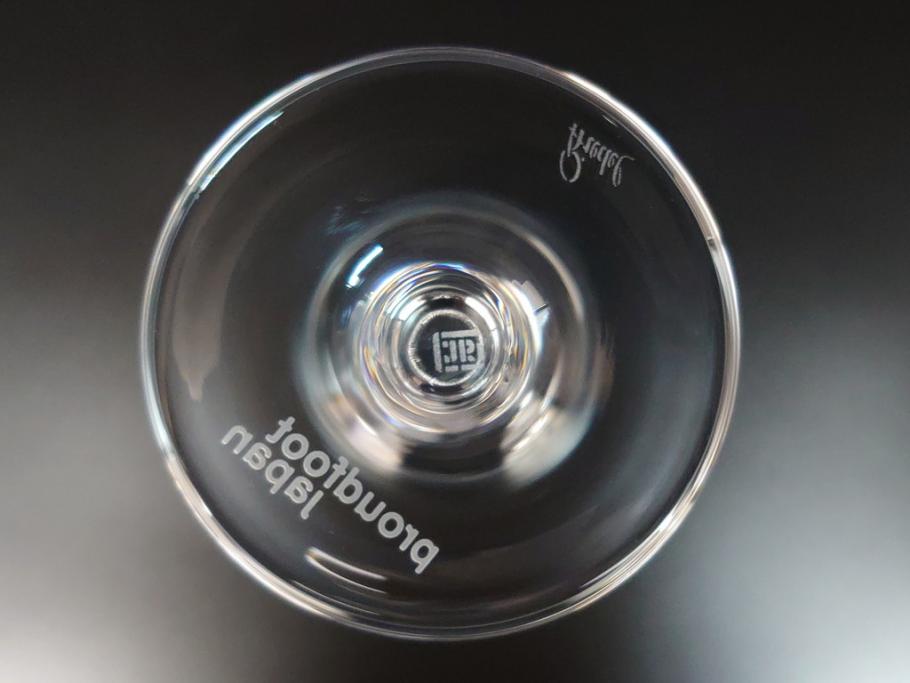 オーストリア　RIEDEL(リーデル)　ソムリエ　プラウドフットジャパン記念品(名入れ有)　洗練された気品さを放つワイングラス2客セット(箱付き、proudfoot japan)(R-062120)