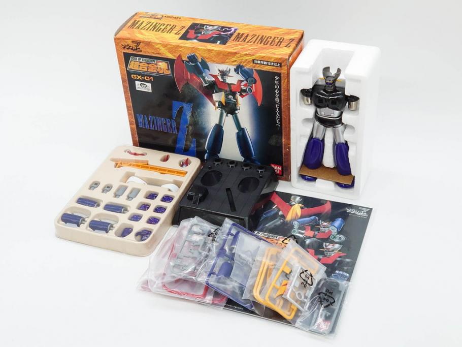 美品　BANDAI　バンダイ　超合金魂　マジンガーZ　GX-01　おもちゃ(MAZINGER Z、ロボット、フィギュア、オモチャ、玩具、箱付き)(R-083065)