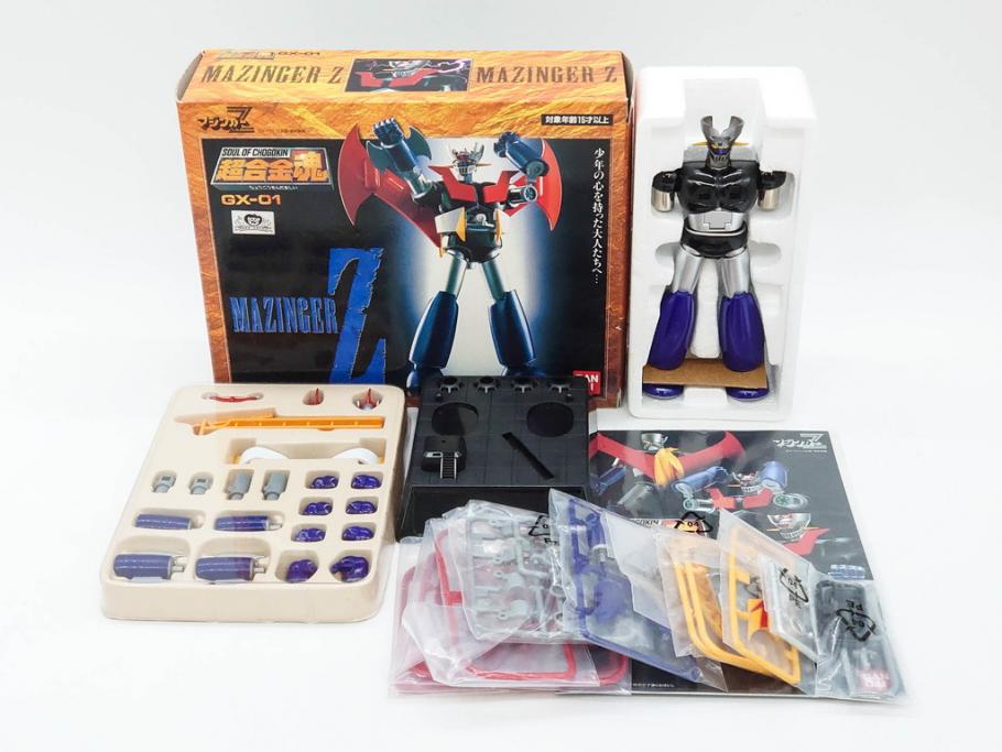美品　BANDAI　バンダイ　超合金魂　マジンガーZ　GX-01　おもちゃ(MAZINGER Z、ロボット、フィギュア、オモチャ、玩具、箱付き)(R-083065)