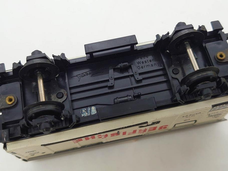 ドイツ　FLEISCHMANN　フライシュマン　HOゲージ　機関車　貨車　鉄道模型　線路などセット(SHELL、SEEFISCHE、レール、おもちゃ、オモチャ、玩具、箱付き)(R-083067)