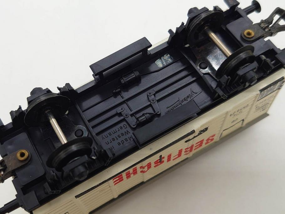 ドイツ　FLEISCHMANN　フライシュマン　HOゲージ　機関車　貨車　鉄道模型　線路などセット(SHELL、SEEFISCHE、レール、おもちゃ、オモチャ、玩具、箱付き)(R-083067)