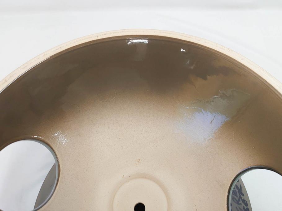 ビンテージ　アメリカ　Architectural Pottery(アーキテクチュラル・ポテリー)　NASA　サイン　プランター(ポタリー、フラワーベース、ガーデンポット、鉢カバー、植木鉢、ディスプレイ)(R-083069)