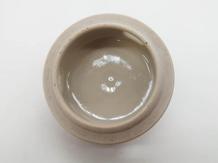 時代物　九谷焼　赤絵　福銘　龍図　細かな意匠が感じられる豪華な絵付けの三足香炉(三つ足、仏具、茶道具)(R-083074)