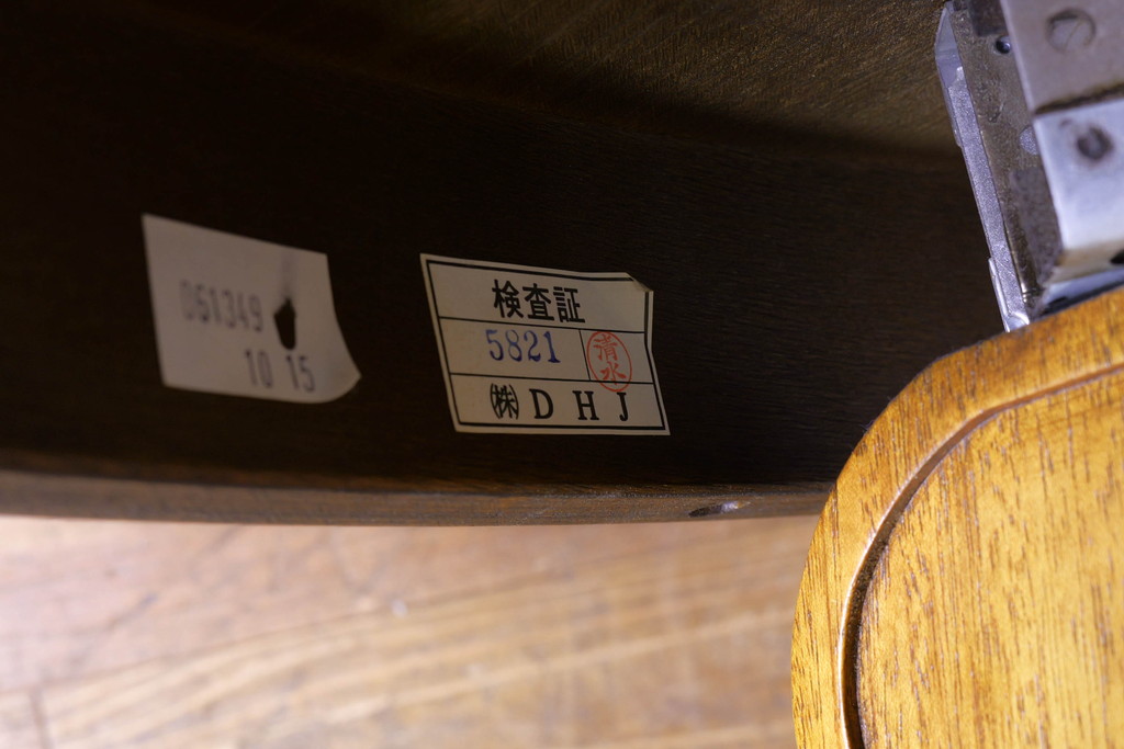 中古　美品　DREXEL HERITAGE(ドレクセルヘリテイジ)　ESPERANTO(エスペラント)　八角形天板がお洒落なエクステンションテーブル(ダイニングテーブル、食卓、4人掛け、6人掛け、ドローリーフテーブル、オクタゴンテーブル)(R-074480)