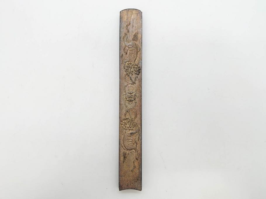 中国　文方珍賞　徴州詹文方齋製　古墨10点セット(唐物、巻物、固形墨、書道具、習字道具、水墨)(R-083137)